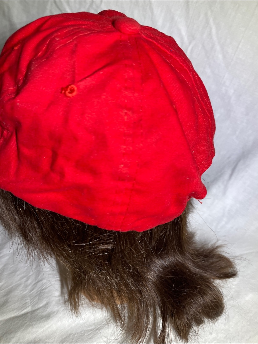 Red Rhinestone-Embellished Baseball Cap “Love” - Picture 3 of 13